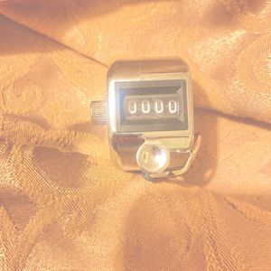 Manual 4 digit clicker counter stainless steel